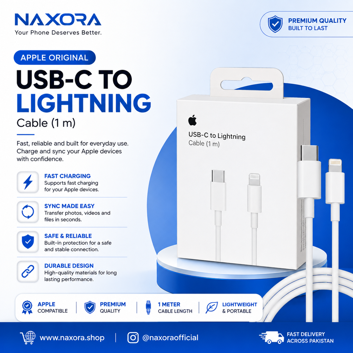 iPhone USB-C to Lightning Cable