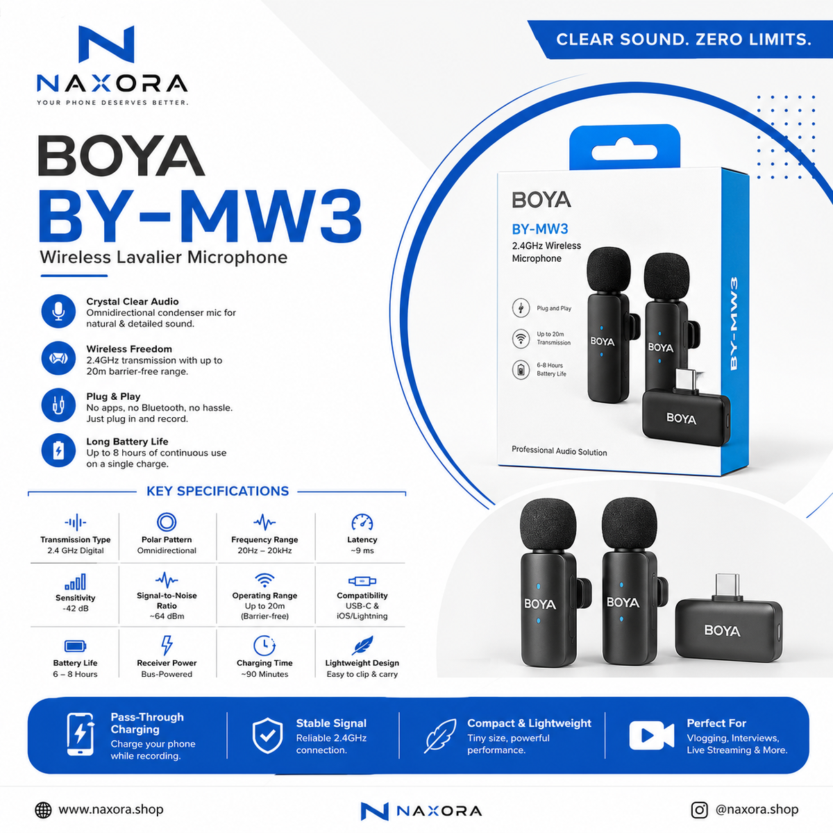 Boya BY-MW3